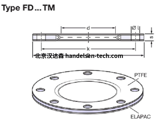 ELAFLEX ELAPAC-FD 圆形法兰密封件